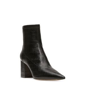 STUART WEITZMAN 75 BLOCK STRETCH BOOTIE